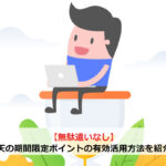 【無駄遣いなし】楽天の期間限定ポイントの有効活用方法を紹介！
